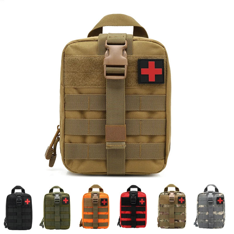 EDC Molle Pouch IFAK First Aid Waist Pack Medical Survival Kit Bag Airsoft sport