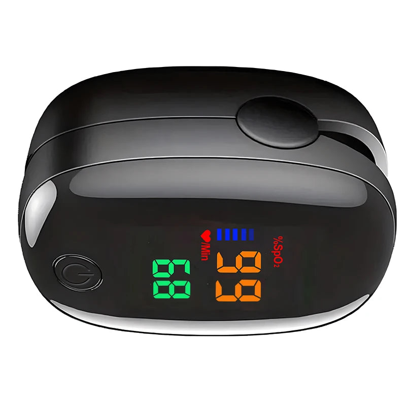 Finger Clip Pulse Oximeter | OLED Screen Blood Oxygen & Heart Rate Monitor