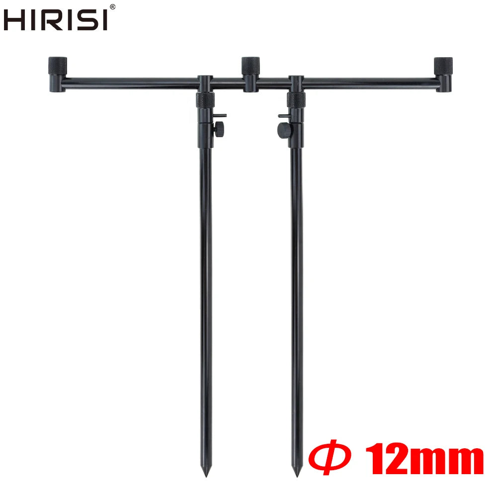 Hirisi Carp Fishing Buzz Bars for 3 Rods with Bank Sticks Rod Pod Support
