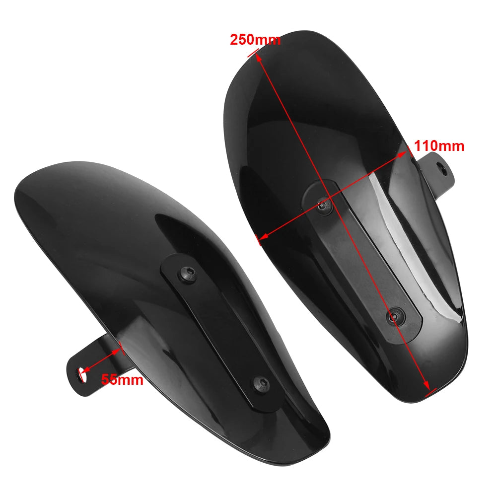 Motorcycle Hand Guard Wind Deflector Shield - Universal Fit for Harley & More
