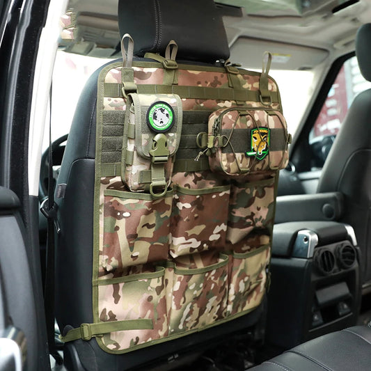 Seat Back Organizer – Waterproof Storage Bag with MOLLE System