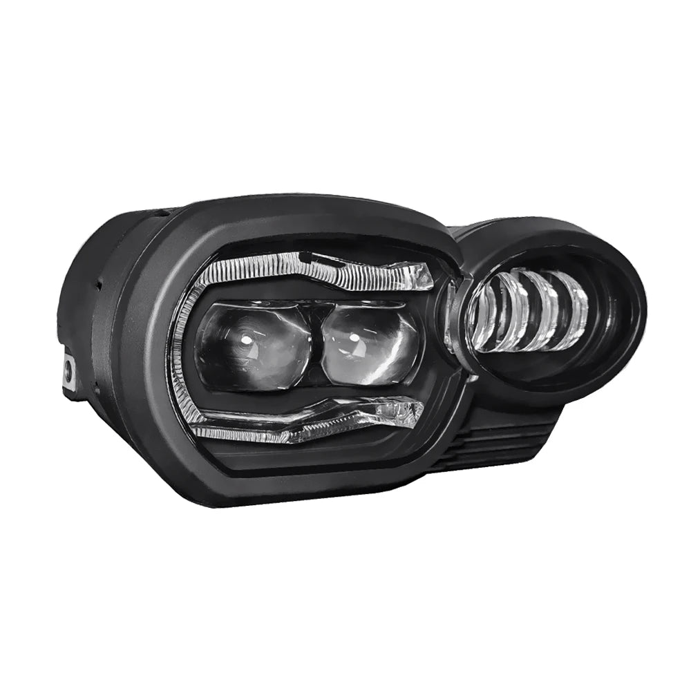 LED Headlight Upgrade for BMW K1200R K1300R 2005-2013 w/ DRL, Projector