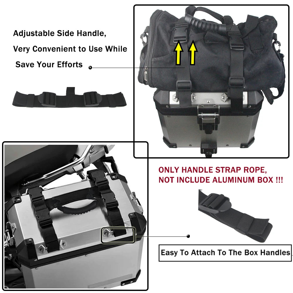 Universal Side Box Handle Strap BMW R1250GS R1200GS ADV Honda CRF1000L Touring