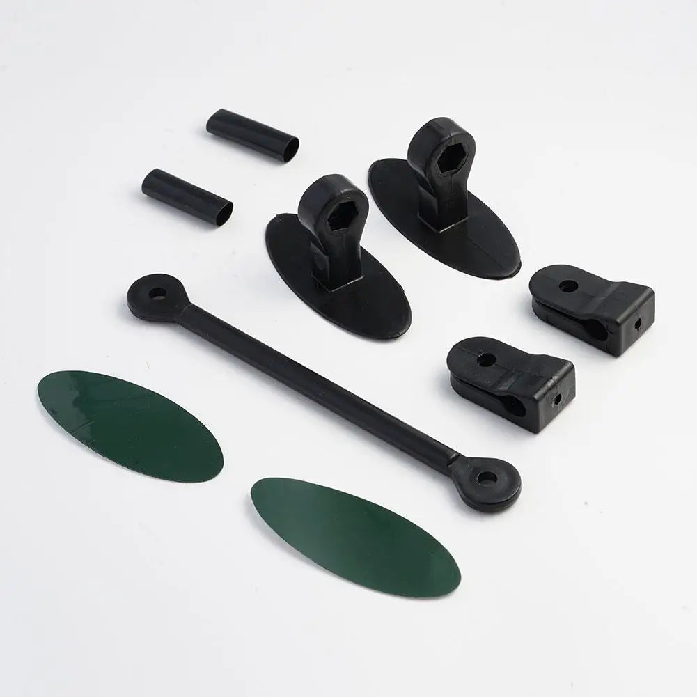 Motorcycle 180° Blind Spot Mirror Wide Angle Rearview Windscreen Touring Safety