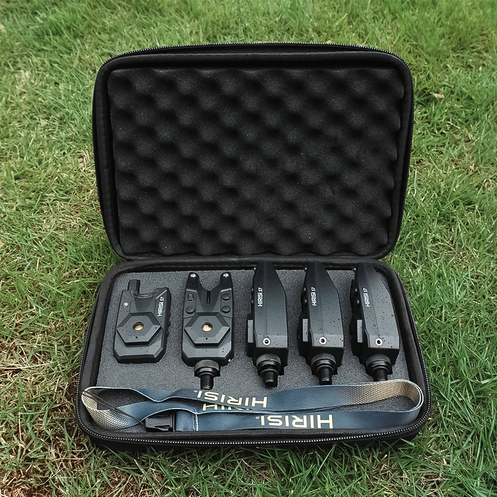 Hirisi Wireless Carp Fishing Bite Alarm Set Waterproof S7 1+2/3/4 Receiver Kit