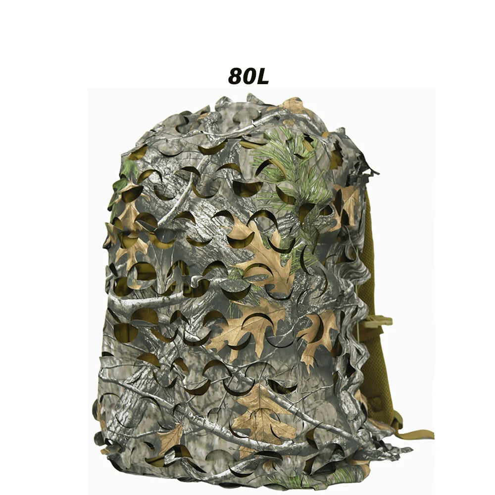 3D Camo Net Backpack Cover – Laser Cut Camouflage for Airsoft & Paintball