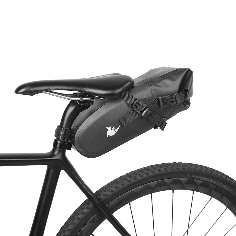 4L Waterproof Bike Saddle Bag Rear Cycling Tail Pouch Seatpost Storage MTB