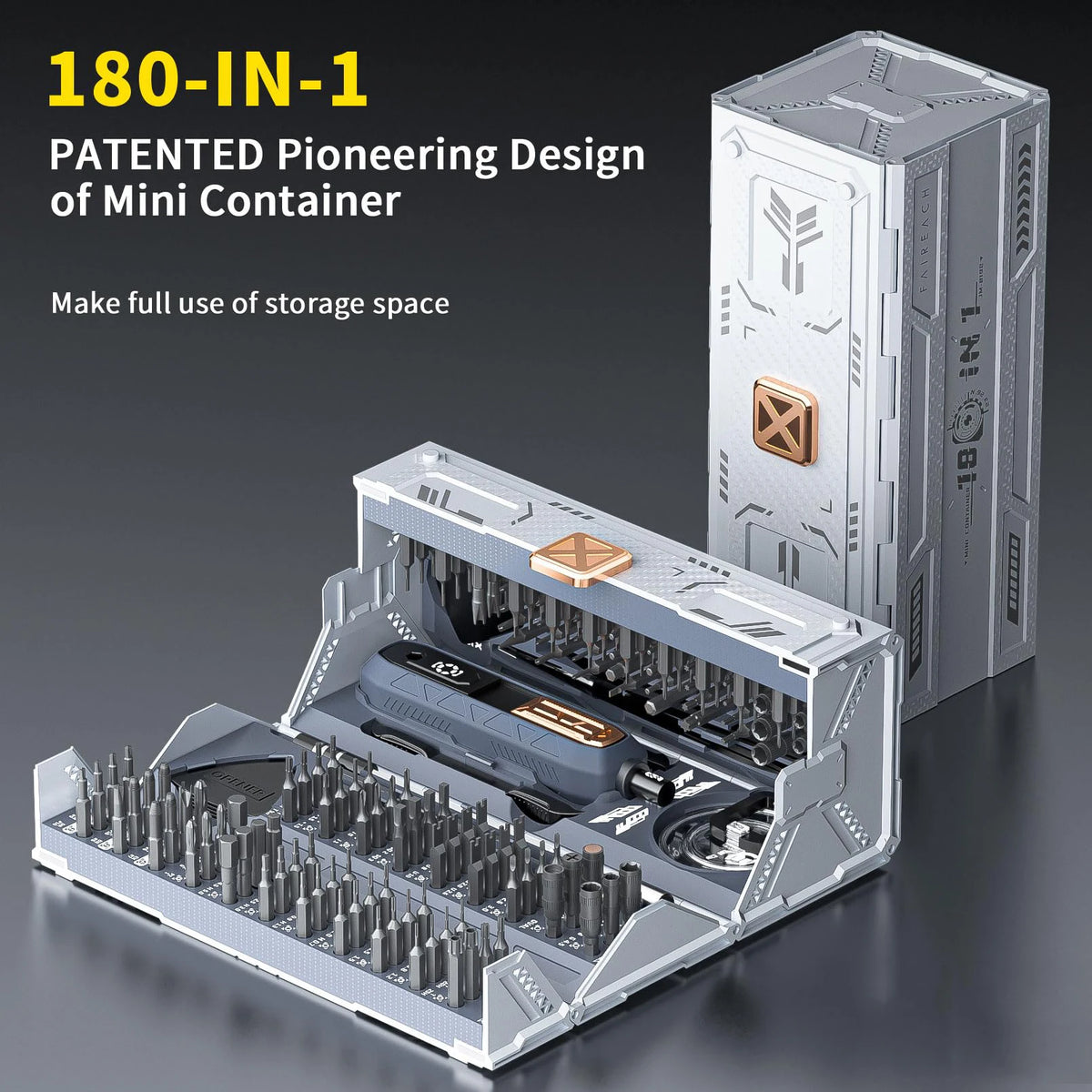 180-in-1 Magnetic Precision Screwdriver Set w/ Folding Case – Pro Repair Kit