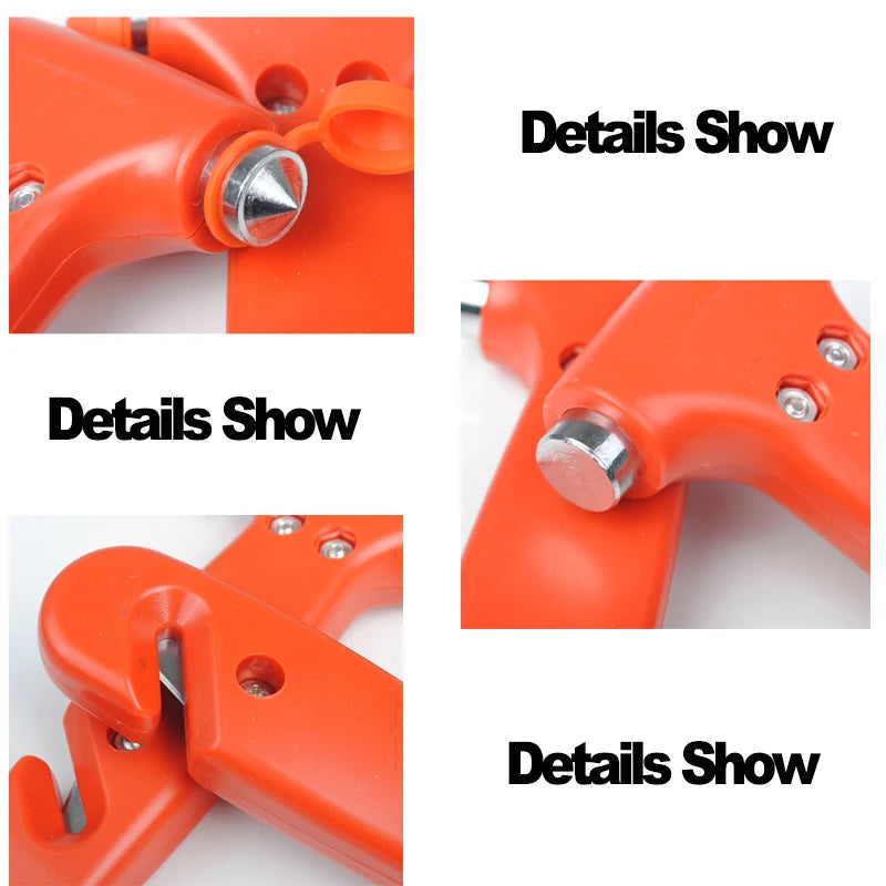 Emergency Car Safety Hammer Glass Breaker & Seat Belt Cutter, 2-in-1 Escape Tool