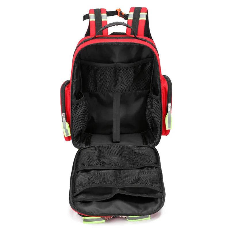Empty First Aid Kit Backpack for Outdoor Camping & Emergency Medical Storage