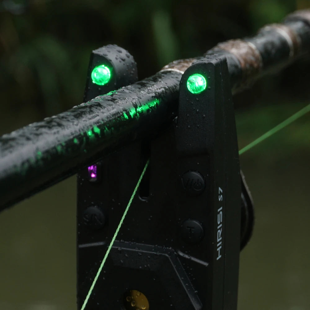 Hirisi Wireless Carp Fishing Bite Alarm Set Waterproof S7 1+2/3/4 Receiver Kit