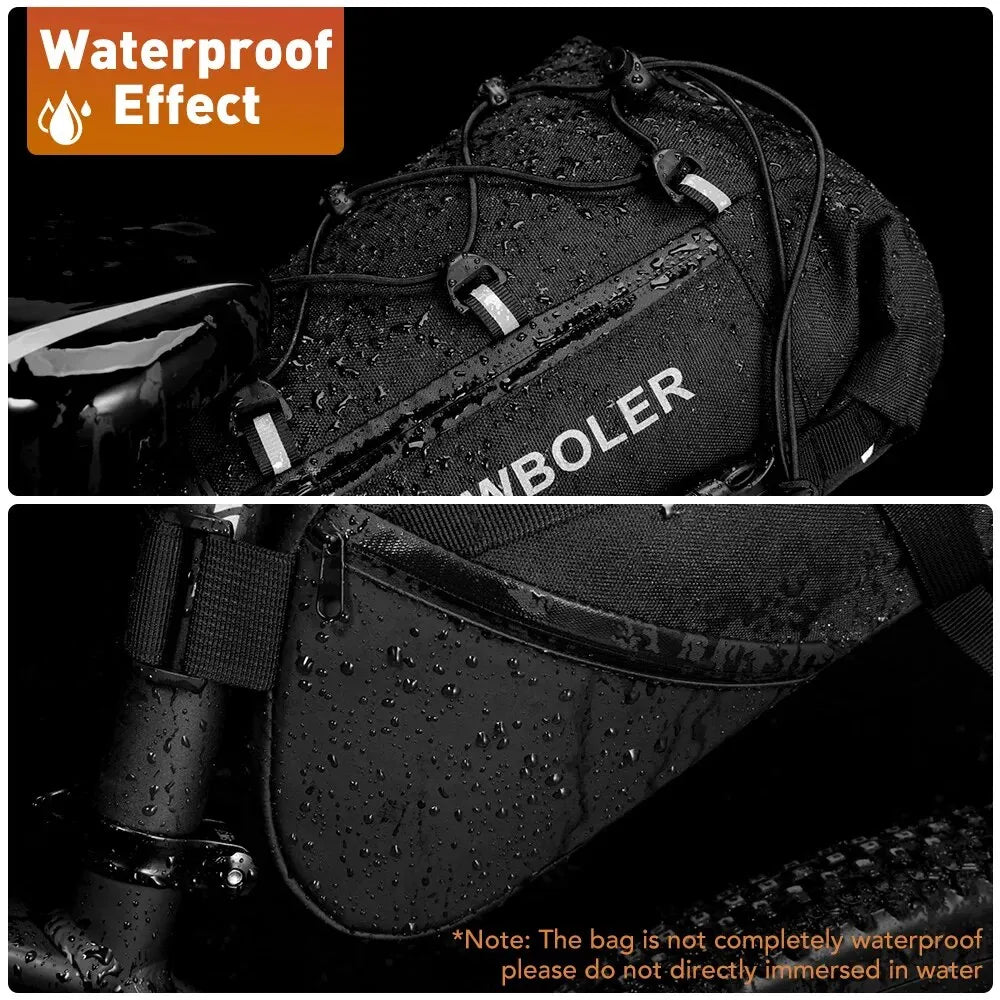 NEWBOLER 10L Waterproof Bike Saddle Bag Rear Seat Tail Pack MTB Road Cycling
