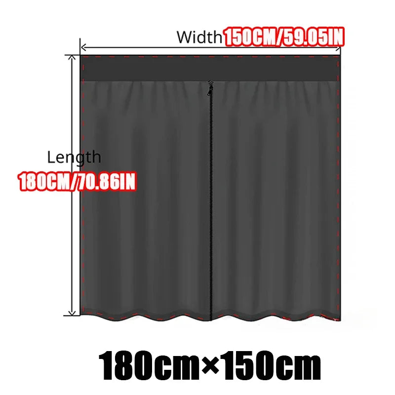 Universal Van camper Magnetic Sliding Door Mosquito Fly Net Mesh Screen