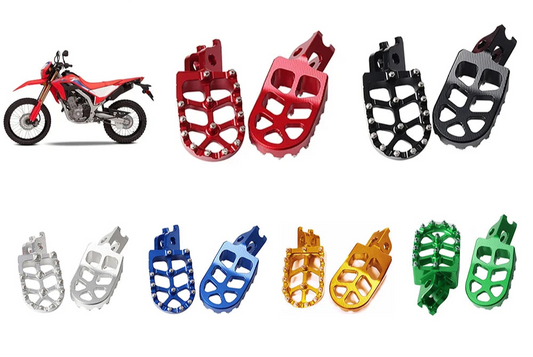 Honda CRF300L CRF250 CRF450 Foot Pegs Pedals Rest Footrests CNC Alloy 2002–2023