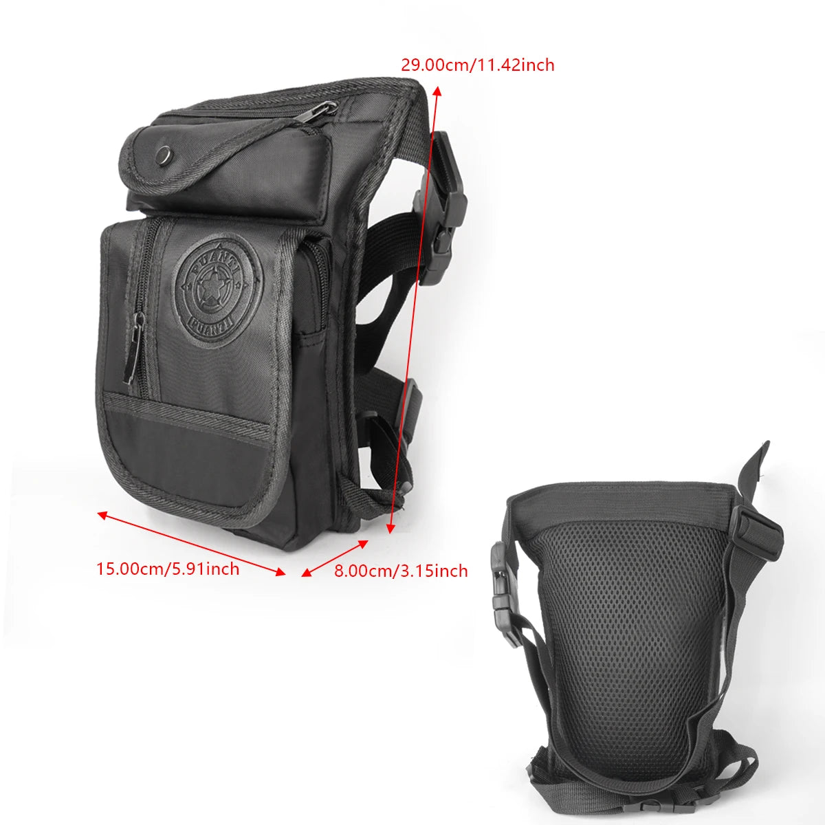 Motorcycle Leg Drop Bag Waterproof Thigh Hip Pouch Tactical Travel Pack waist
