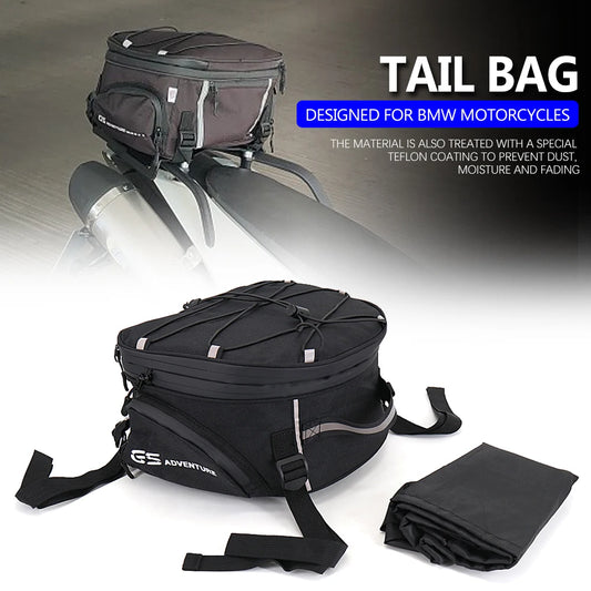 Waterproof Motorcycle Tail Bag 18L Rear Seat Bag for BMW R1200GS R1250GS F850GS