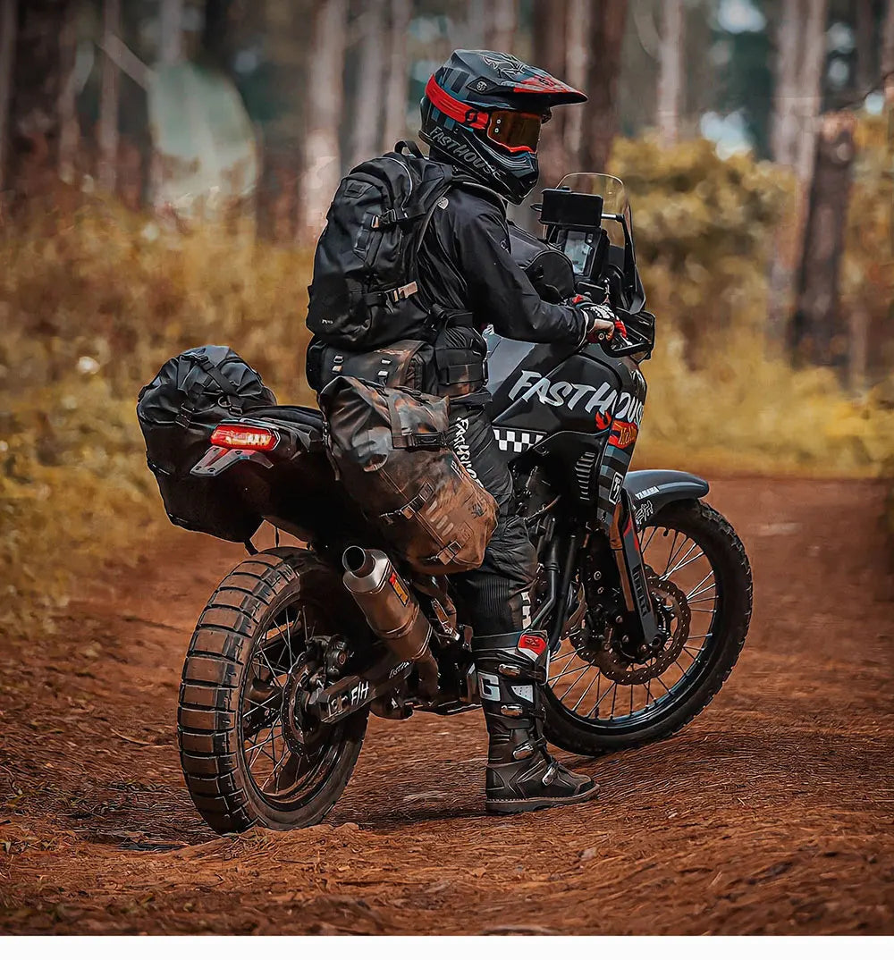 Rhinowalk Motorcycle Side Bags 100% Waterproof 18L/28L/48L Large-Capacity Panniers