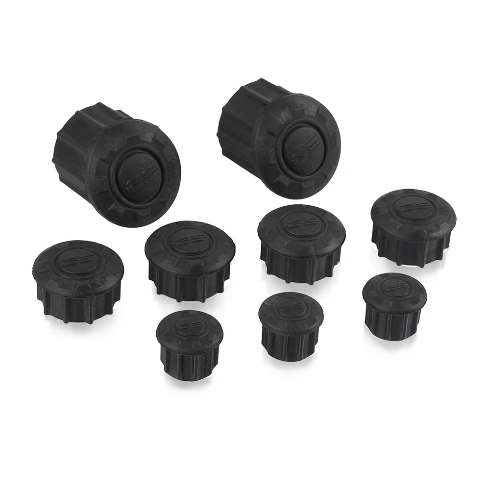 BMW R1200GS R1250GS Frame Hole Caps Plug 2014-2024 Adventure Cover 9pc set