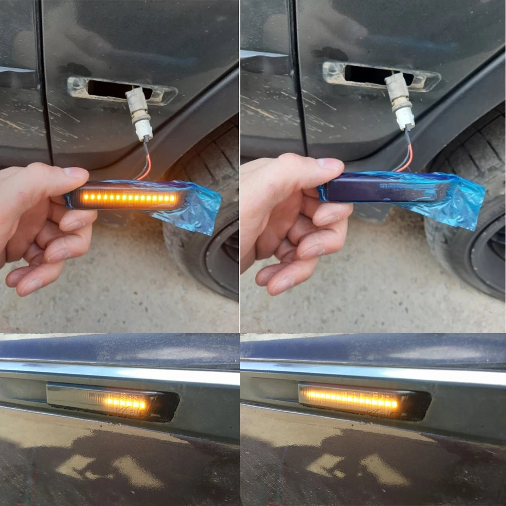 Dynamic LED Fender Turn Signal Light for BMW X5 E53 E36 M3 2000-2005 Side Lamp