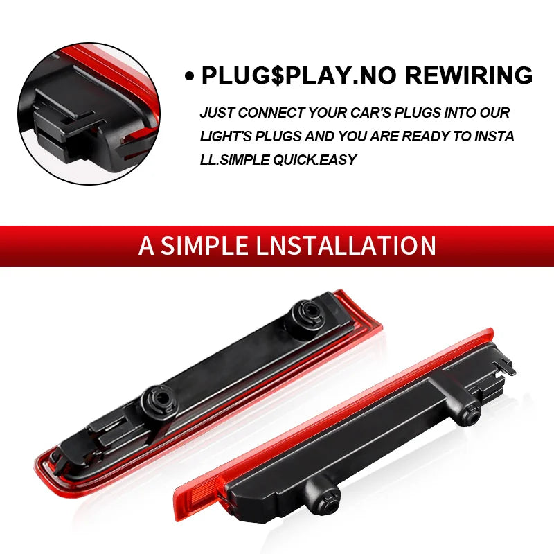 VW Transporter BARN DOOR T5 T6 Caravelle LED Third Brake Light Volkswagon 03-16