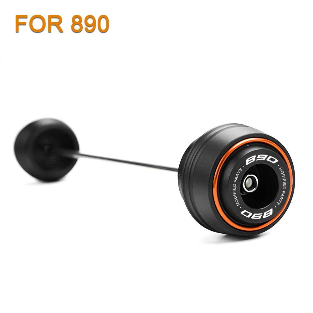 KTM 690 790 890 1290 Duke ADV F&R Axle Sliders Protectors 2017–2025