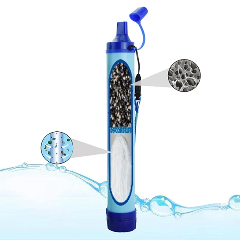 Portable Water Filter Straw – 0.01 Micron Purifier for Camping & Emergency Use