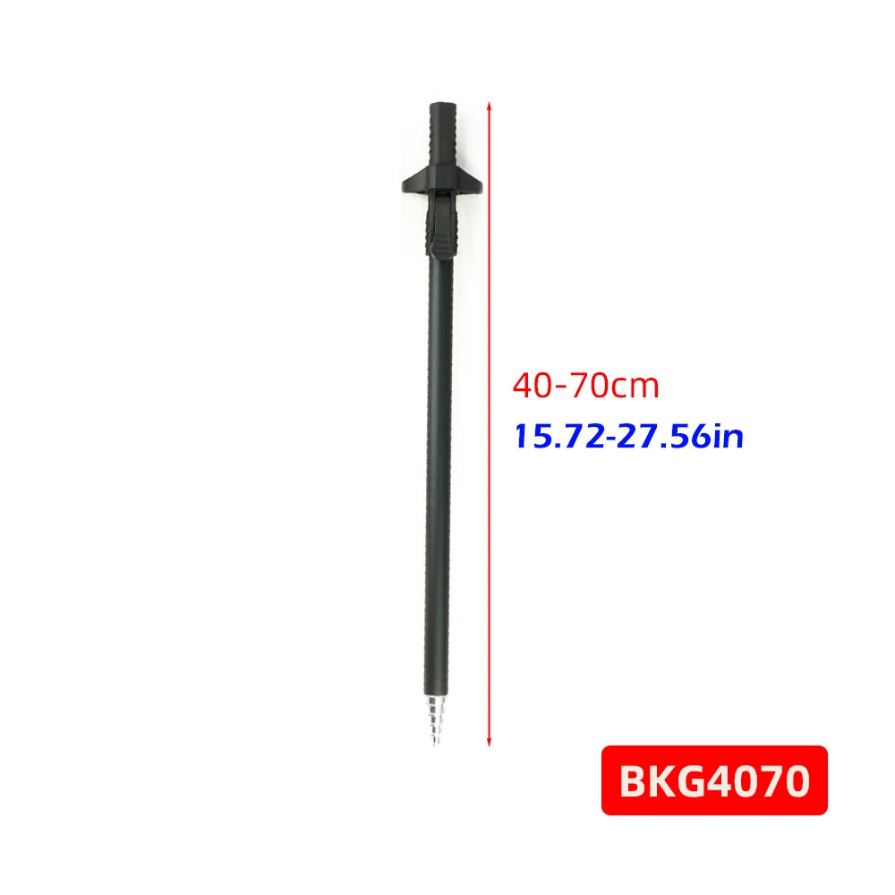 Hirisi Aluminium Telescopic Bank Sticks for Fishing Rod Pod Support 30-90cm