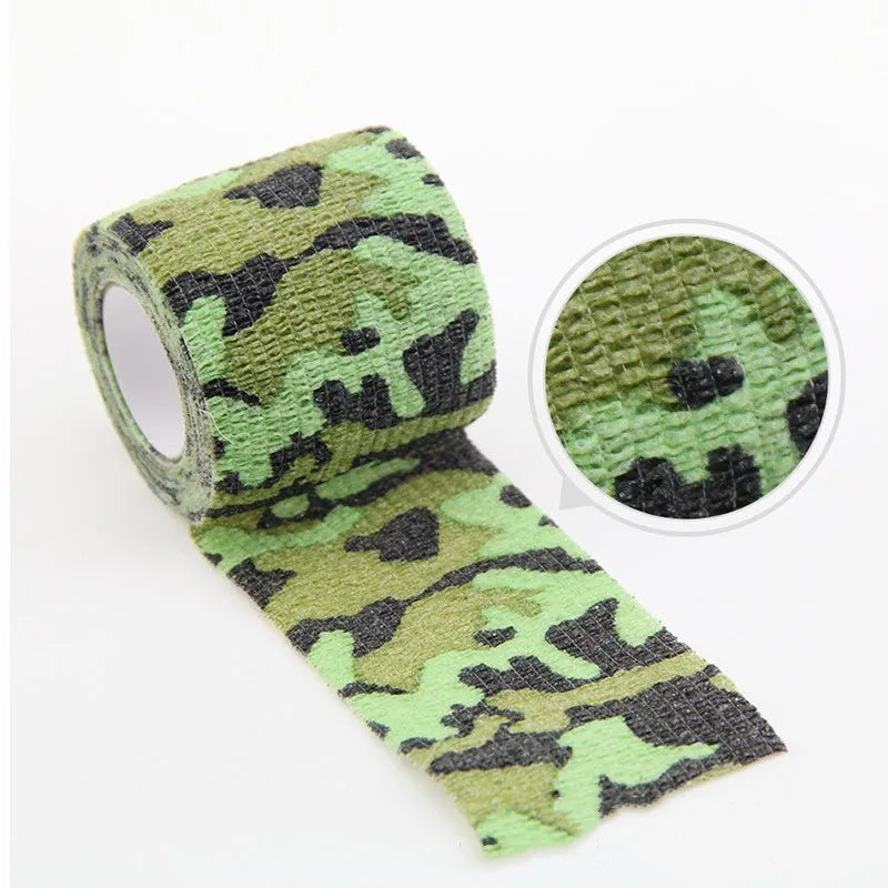 1pc Camouflage Invisible Tape Camo Form Self-Cling Wrap for Hunting Outdoor Gear