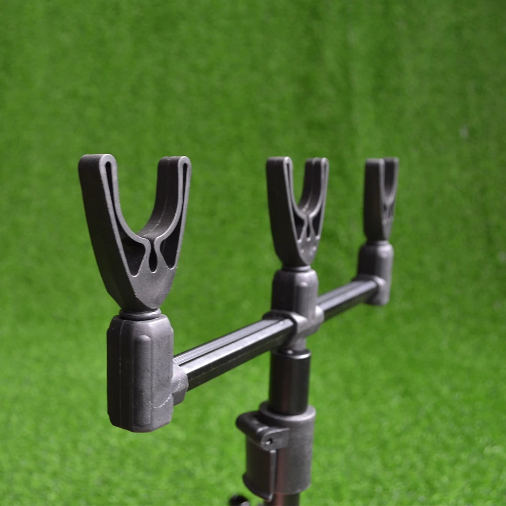 Hirisi 4 Pieces Carp Fishing Rod Rest Head for Bank Sticks & Buzz Bar