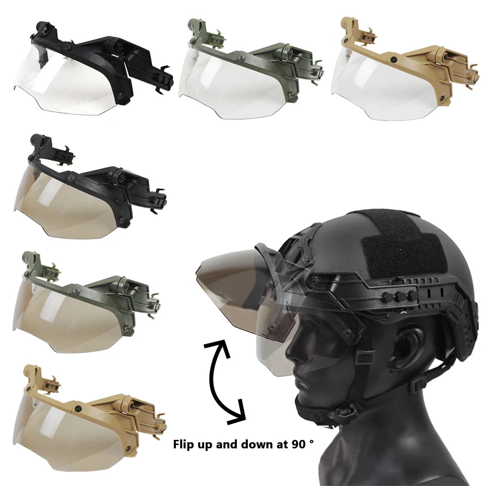 Airsoft Paintball Helmet OP Goggles Anti-Fog Riot Eye Protection Adjustable Mask