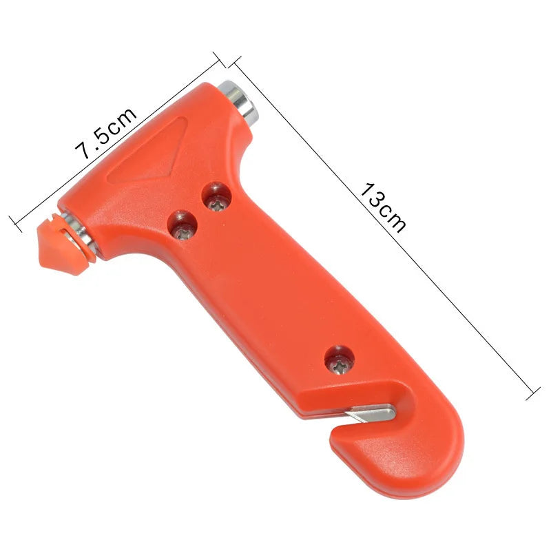 Emergency Car Safety Hammer Glass Breaker & Seat Belt Cutter, 2-in-1 Escape Tool