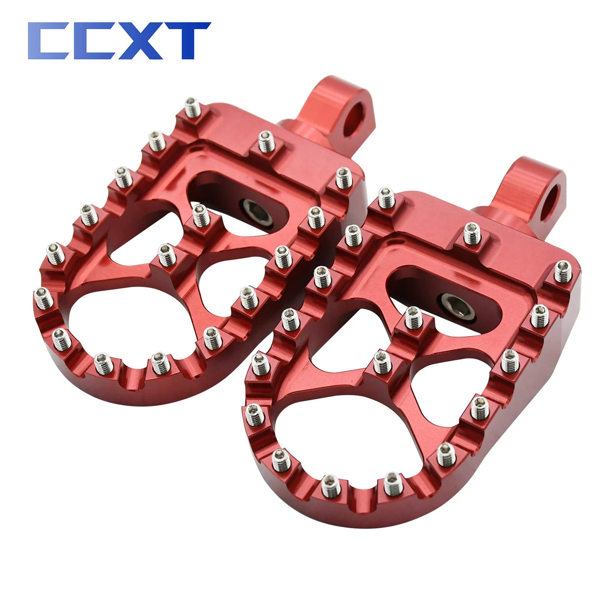 CNC Wide Fat Footpegs 360° Roating Pegs for Harley Davidson Models