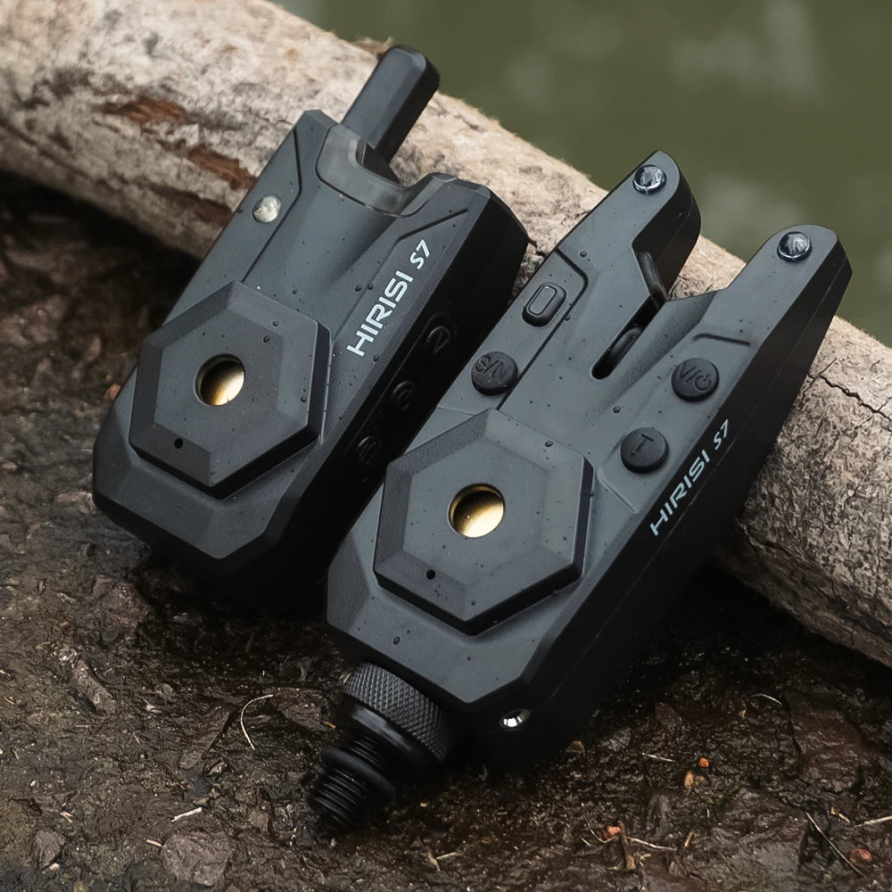 Hirisi Wireless Carp Fishing Bite Alarm Set Waterproof S7 1+2/3/4 Receiver Kit