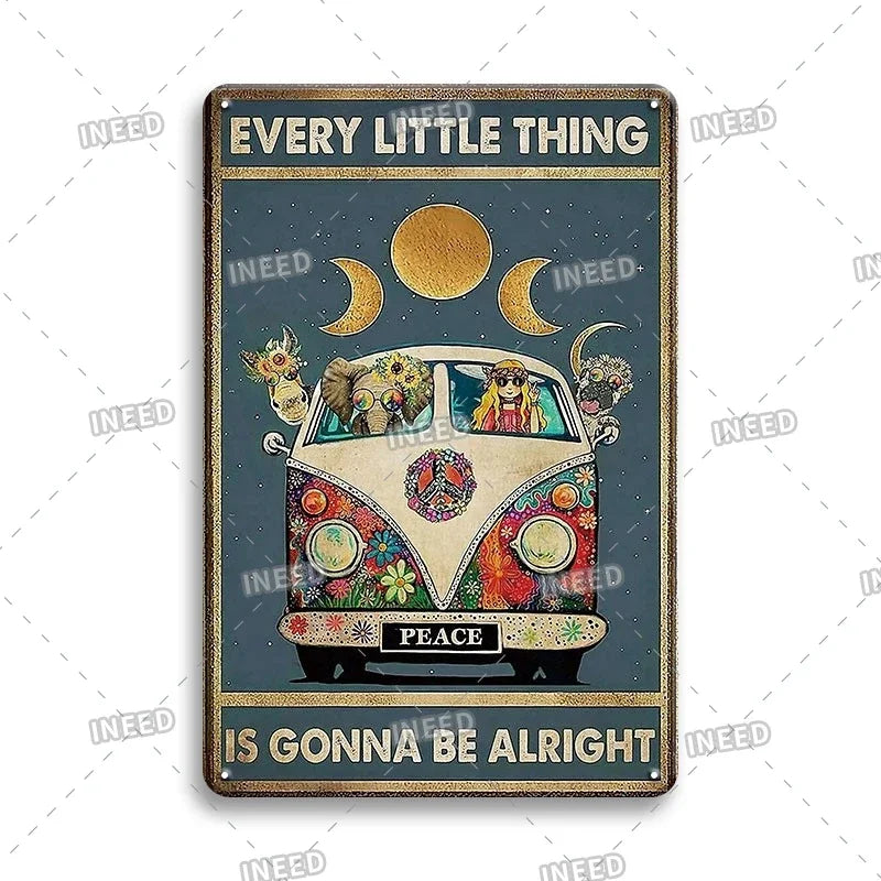Funny Quote Tin Sign, Garage Wall Plaque, Humorous Metal Sign for Man Cave Decor