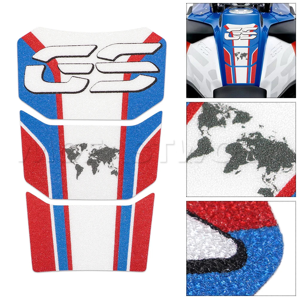 BMW R1250GS R1200GS Adventure Tank Pad Protector Resin Sticker Decals 2014-2023