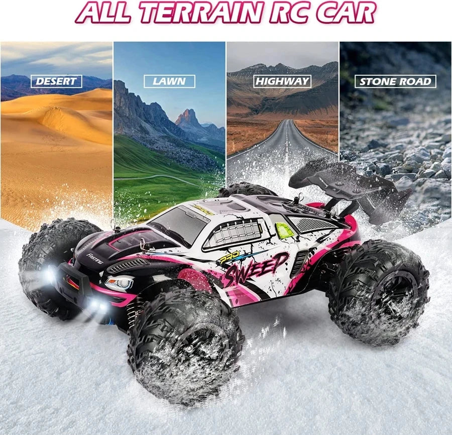 4WD RC Car 1:16 Off-Road  35KMH Brushed / 70KMH Brushless High-Speed truck 4x4