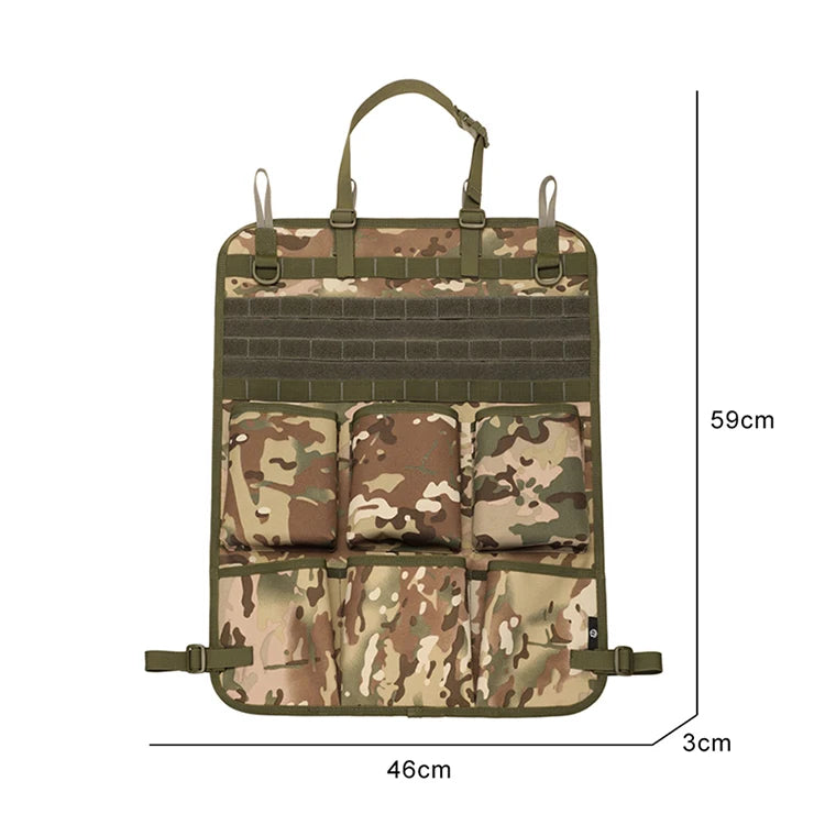 Seat Back Organizer – Waterproof Storage Bag with MOLLE System