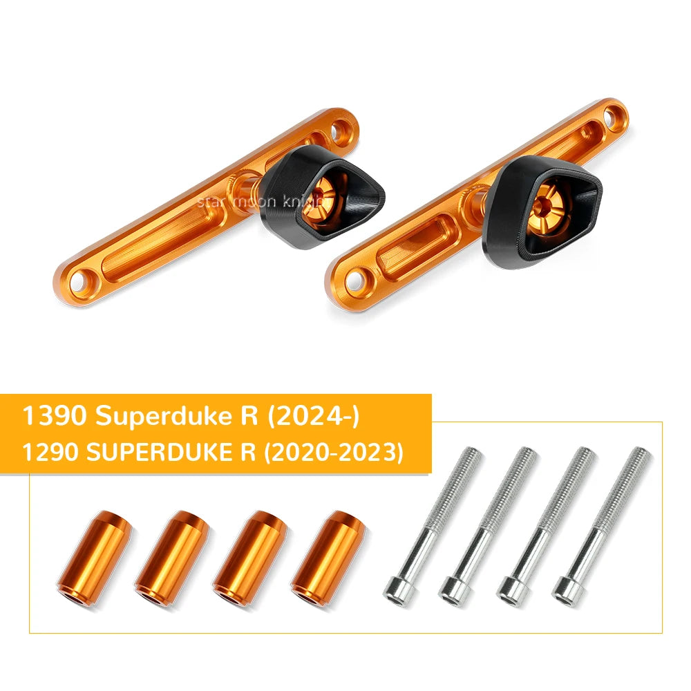 1290 1390 Frame Crash Sliders for KTM Super Duke R 2020–2024 Anti-Drop Protection