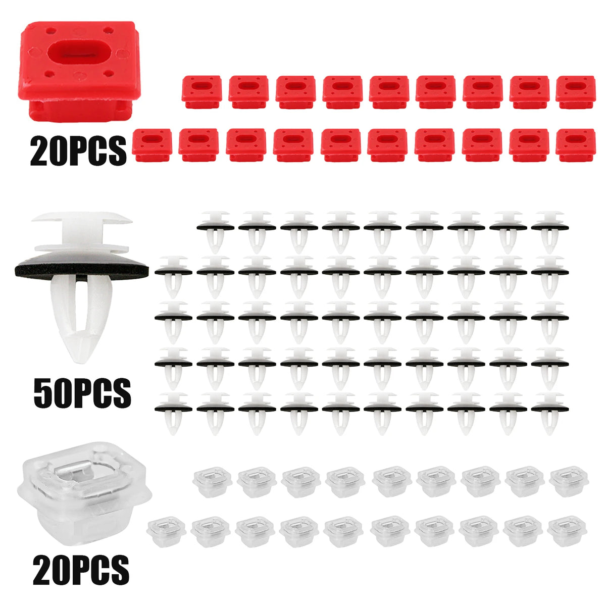 BMW Trim Panel Retainer Clips Set for  E46 E90 E91 E92 E93 X5 E53 Fasteners