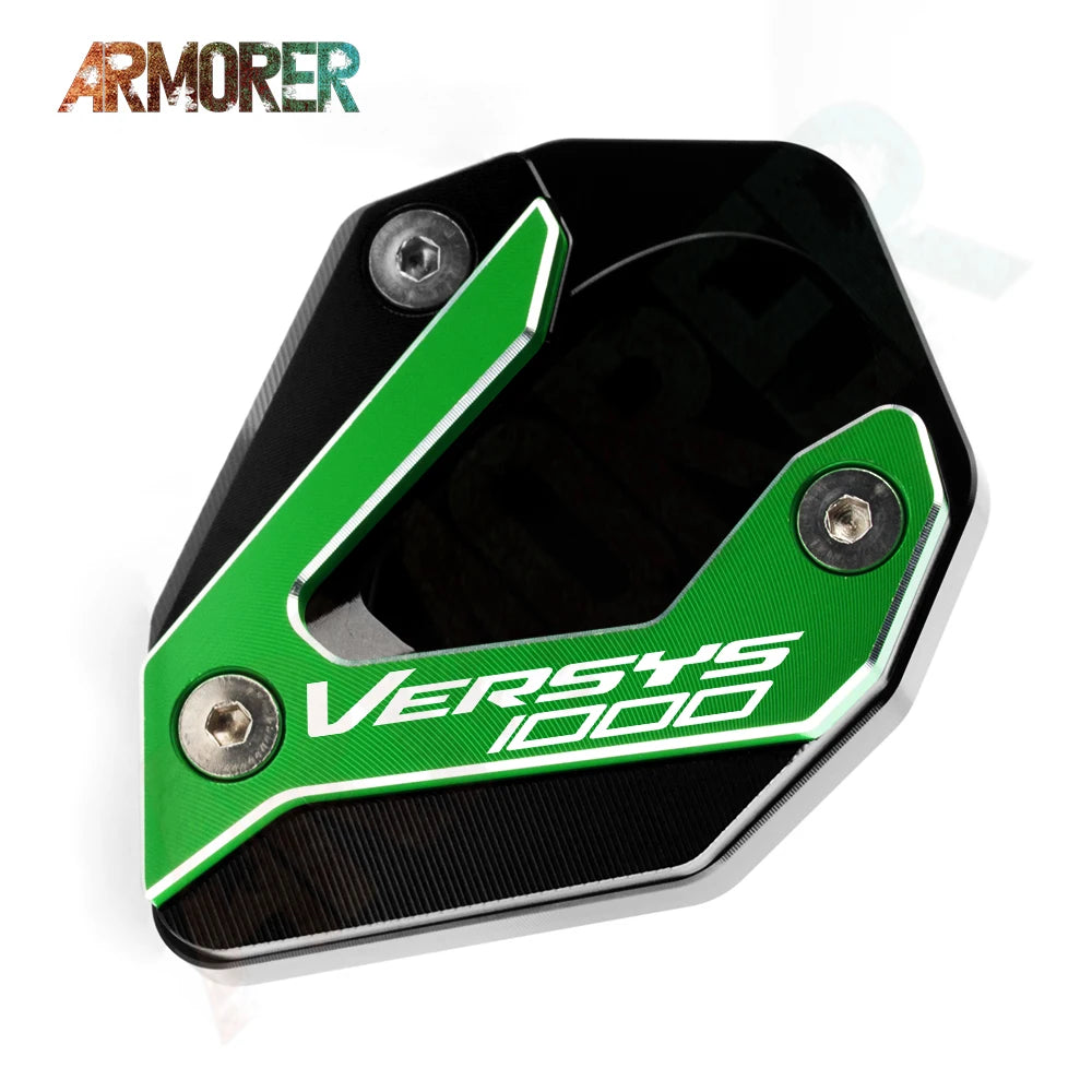 Kawasaki Versys 1000 SE Kickstand Side Stand Extension Pad CNC Aluminum 2015-2022