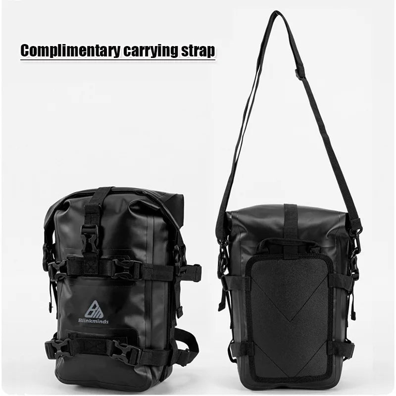 Motorcycle Crash Bars Bag Waterproof, Repair Tools, Luggage BMW Honda Suzuki Adv