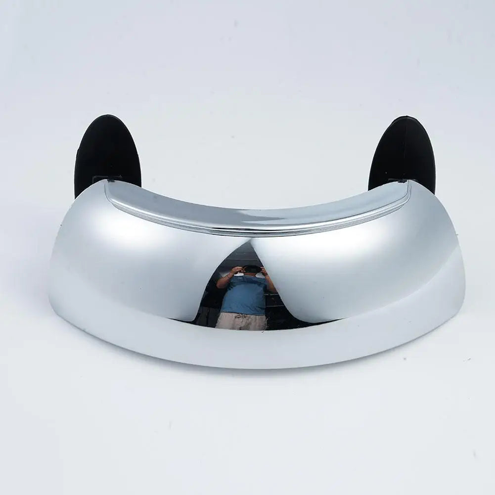 Motorcycle 180° Blind Spot Mirror Wide Angle Rearview Windscreen Touring Safety