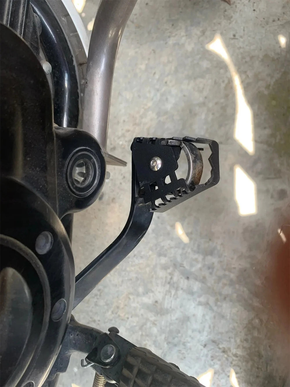 Rear Brake Pedal Peg Pad Extender For BMW F650GS F750GS F800GS R1250GS F850GS