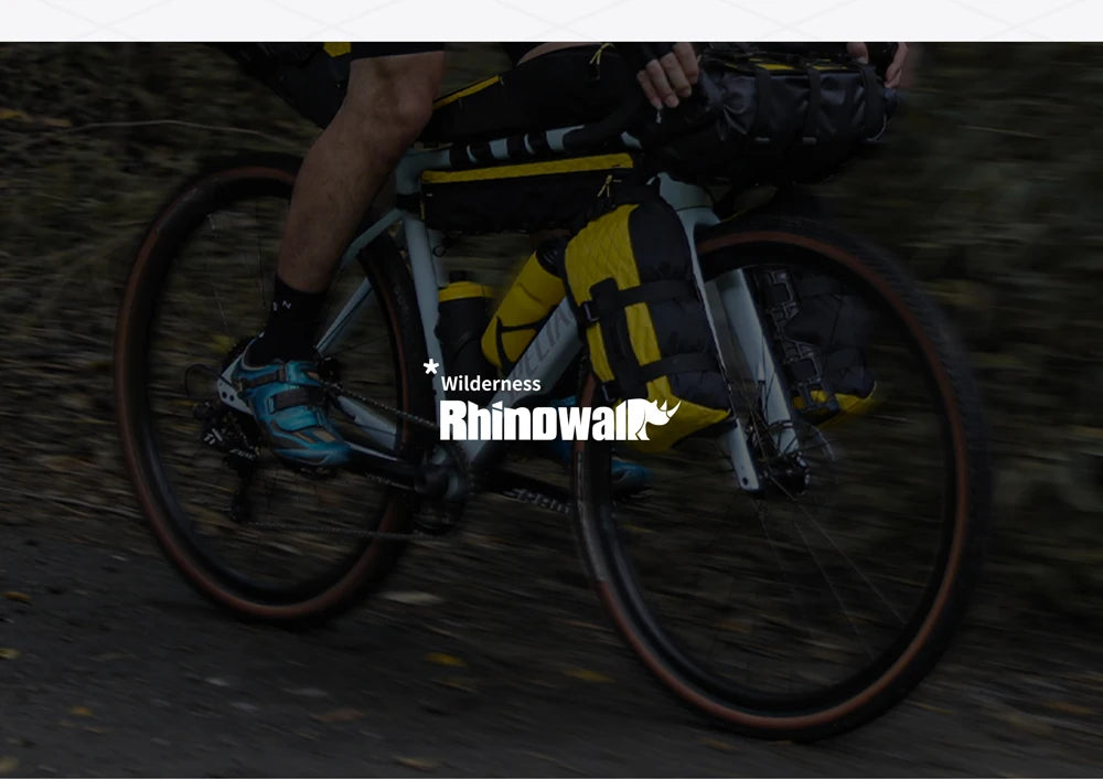 Rhinowalk 2.1L Waterproof Bike Top Tube Bag MTB Gravel Frame Storage Pouch