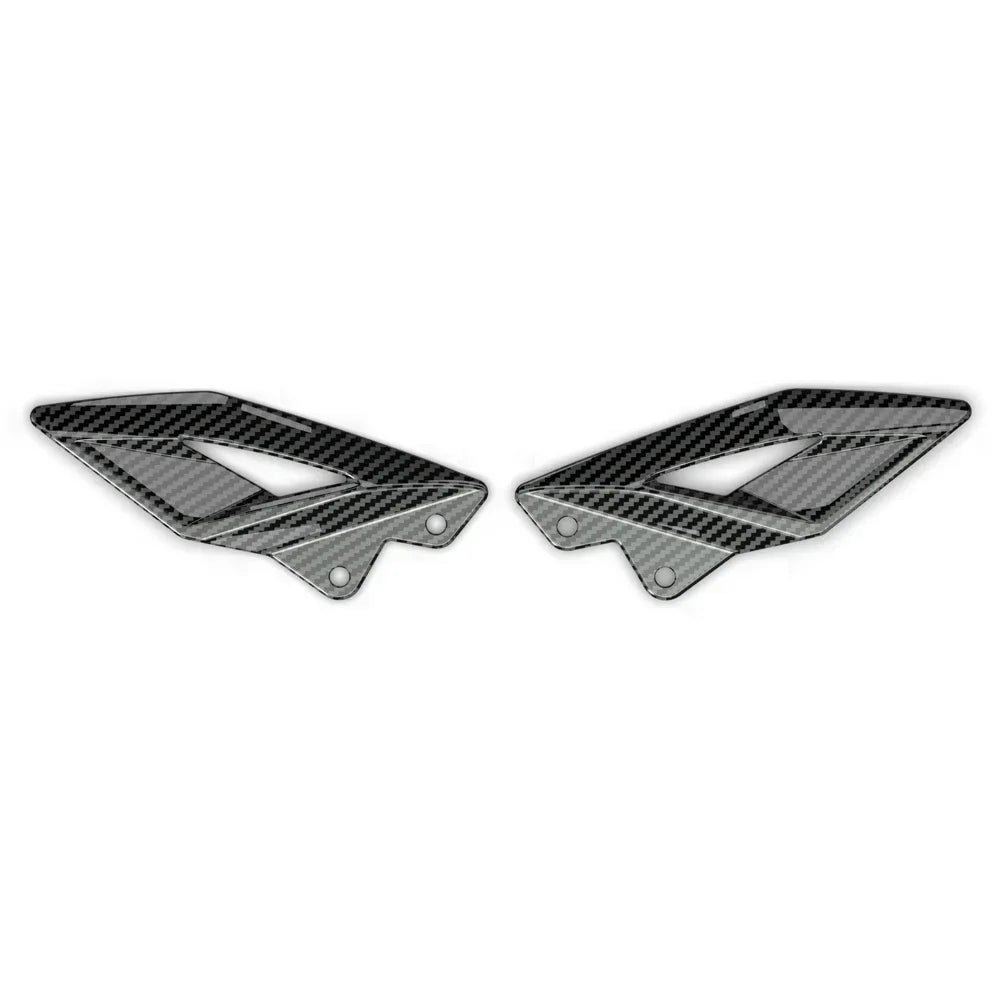 Triumph Street Triple 765R RS 2016-2024 Carbon-look Foot Pedal Heel Guard Plates