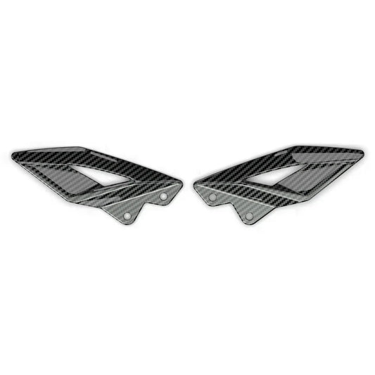 Triumph Street Triple 765R RS 2016-2024 Carbon-look Foot Pedal Heel Guard Plates