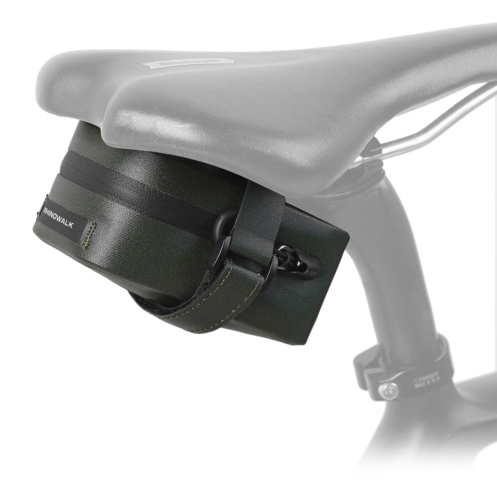 Ultralight Waterproof Bike Saddle Bag 0.4L Compact Rear Seatpost Bike Tail Pouch