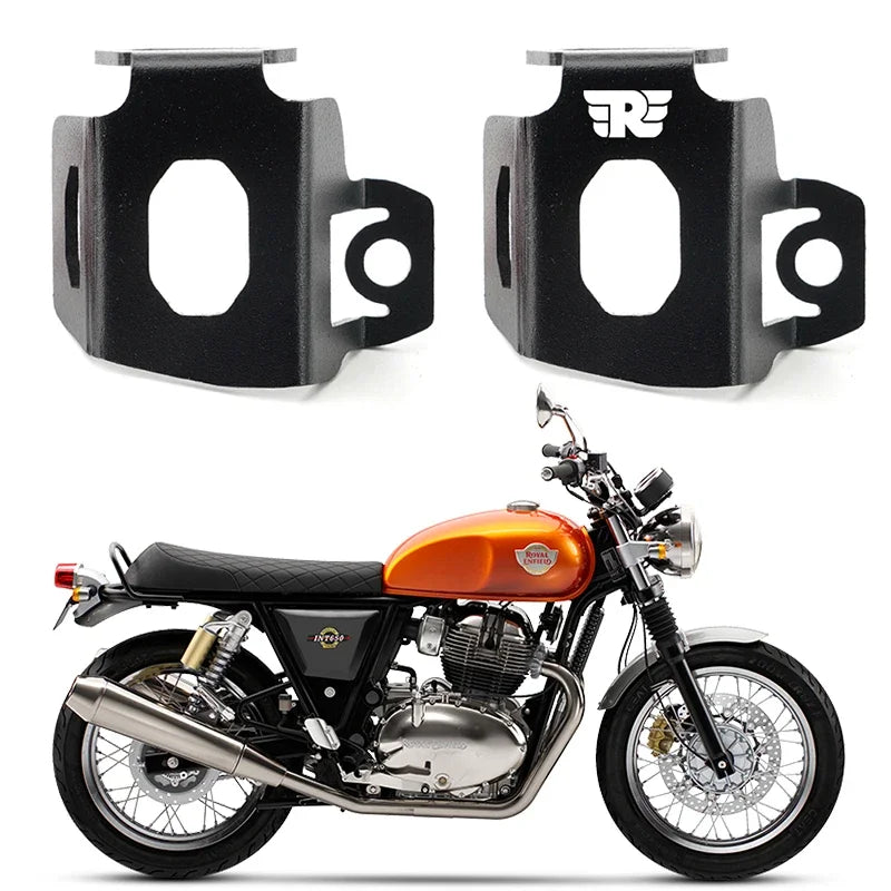 Royal Enfield Rear Brake Fluid Reservoir Guard Cover Meteor 650 Interceptor 650