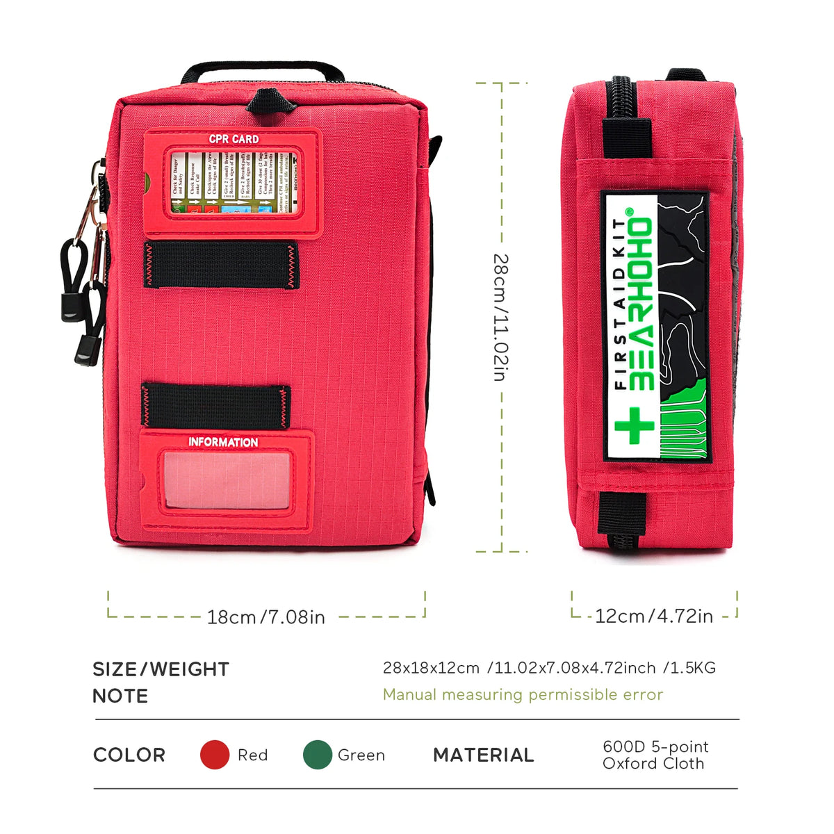 255pcs First Aid Kit Emergency Medical Bag, Cpr kit, Home, Car, Camping, Outdoor
