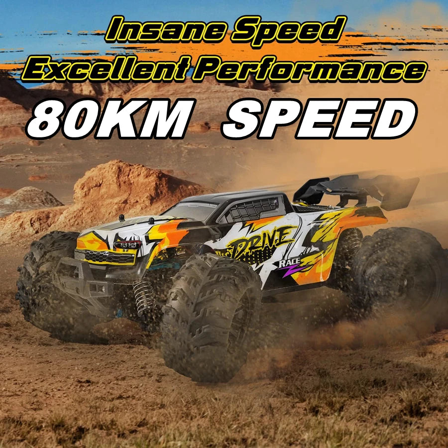 4WD RC Car 1:16 Off-Road  35KMH Brushed / 70KMH Brushless High-Speed truck 4x4